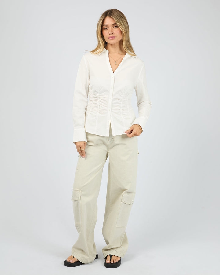 All About Eve Kimmy Shirt - White - view 2