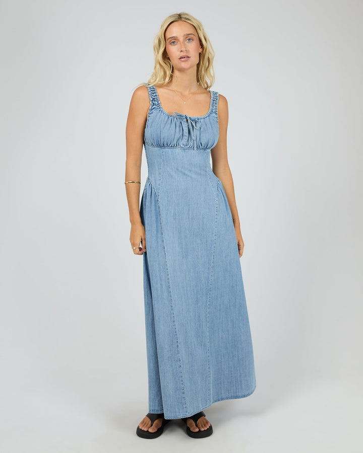 All About Eve Poppy Denim Dress - Light Blue - photo 1 of 6
