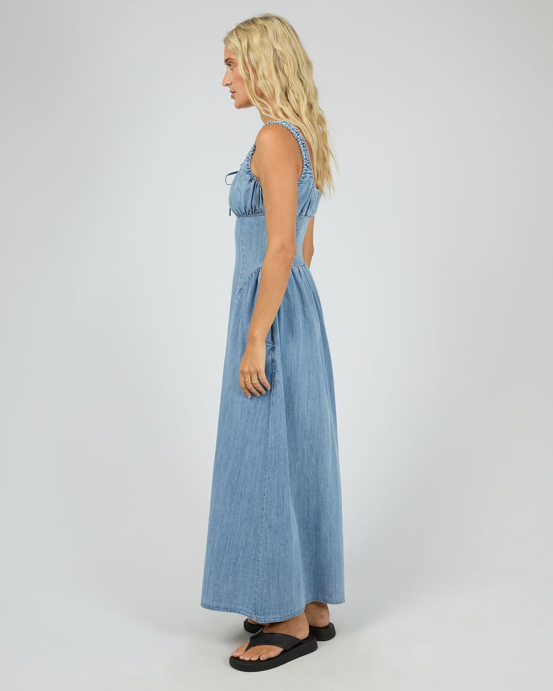 All About Eve Poppy Denim Dress - Light Blue - photo 6 of 6