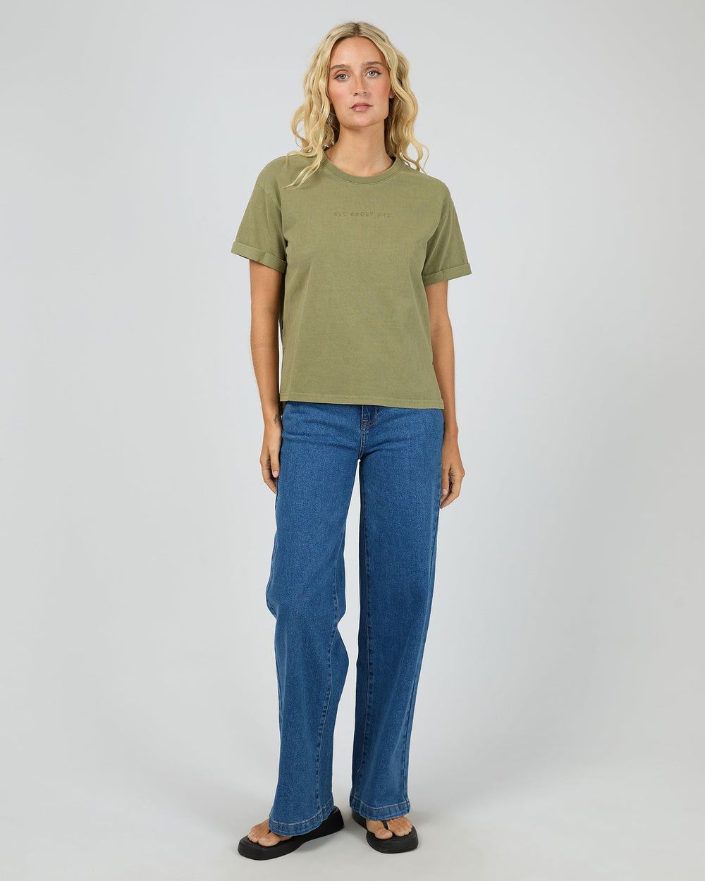 All About Eve AAE Washed Tee - Khaki - view 2