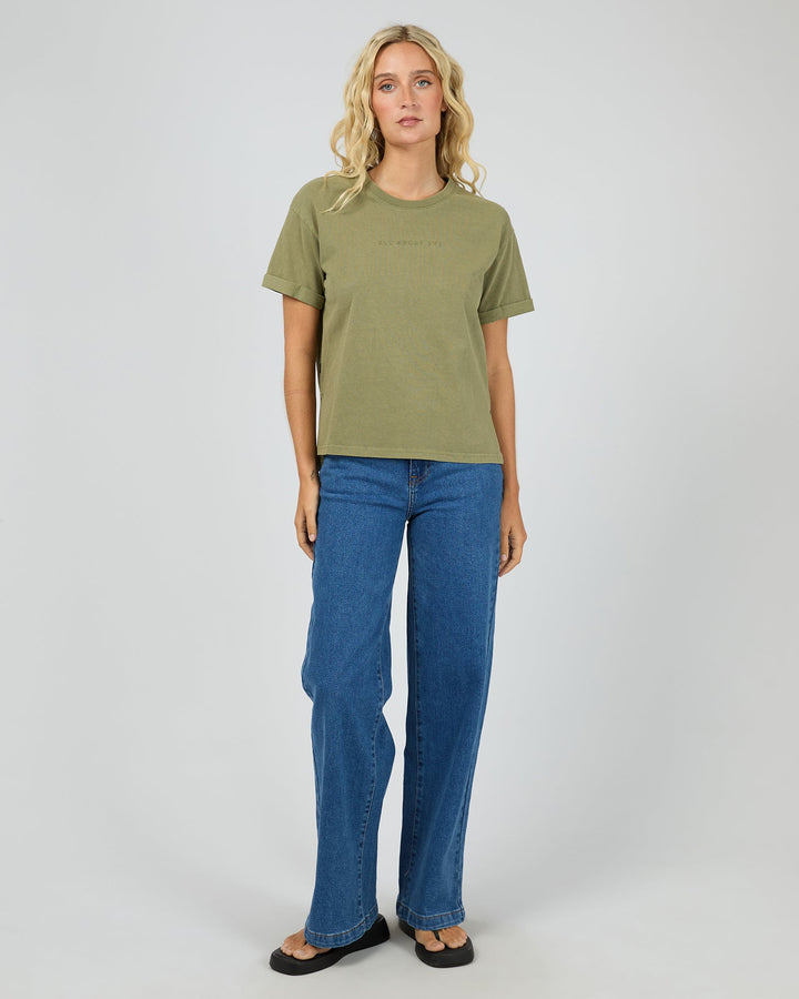 All About Eve AAE Washed Tee - Khaki - view 2
