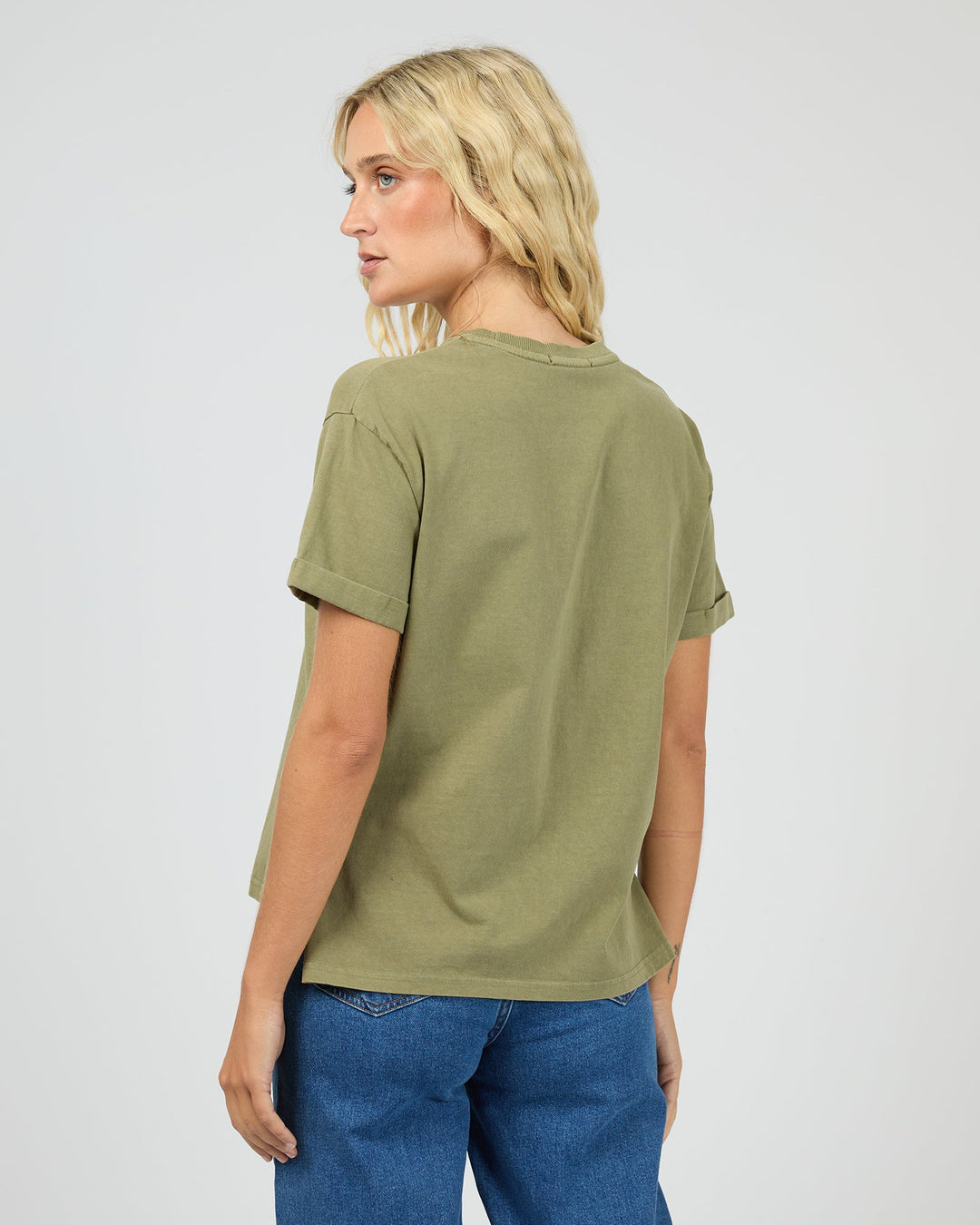 All About Eve AAE Washed Tee - Khaki - view 3