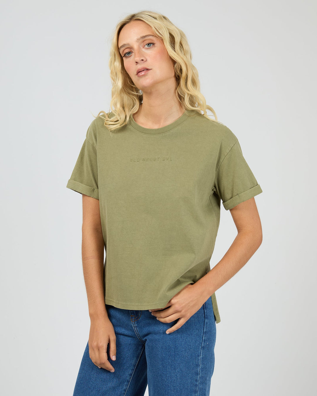 All About Eve AAE Washed Tee - Khaki - view 4