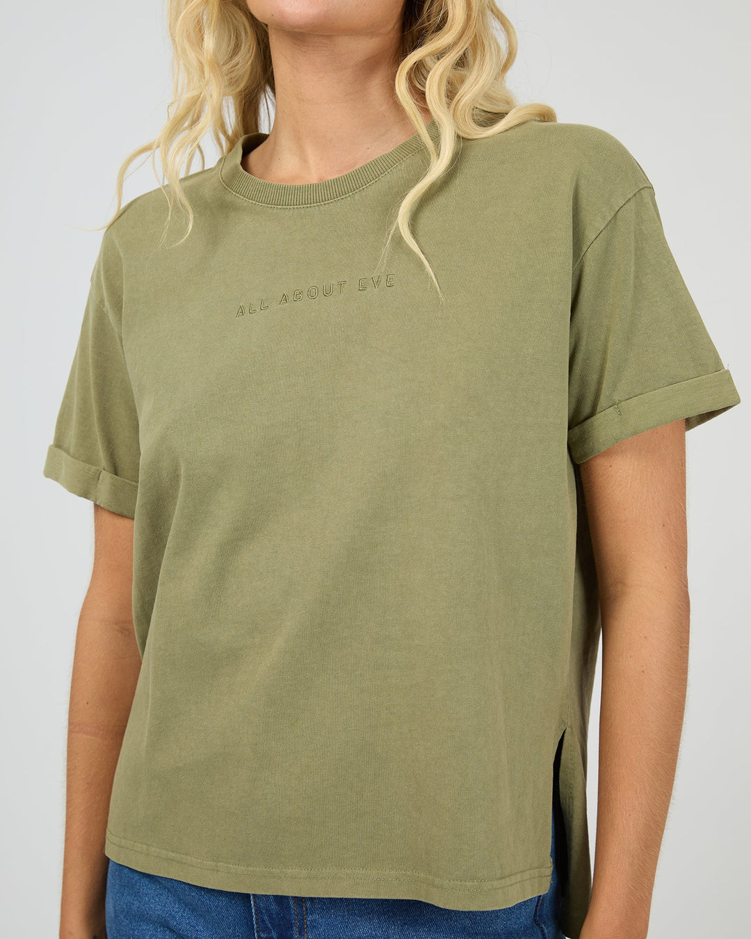 All About Eve AAE Washed Tee - Khaki - view 5