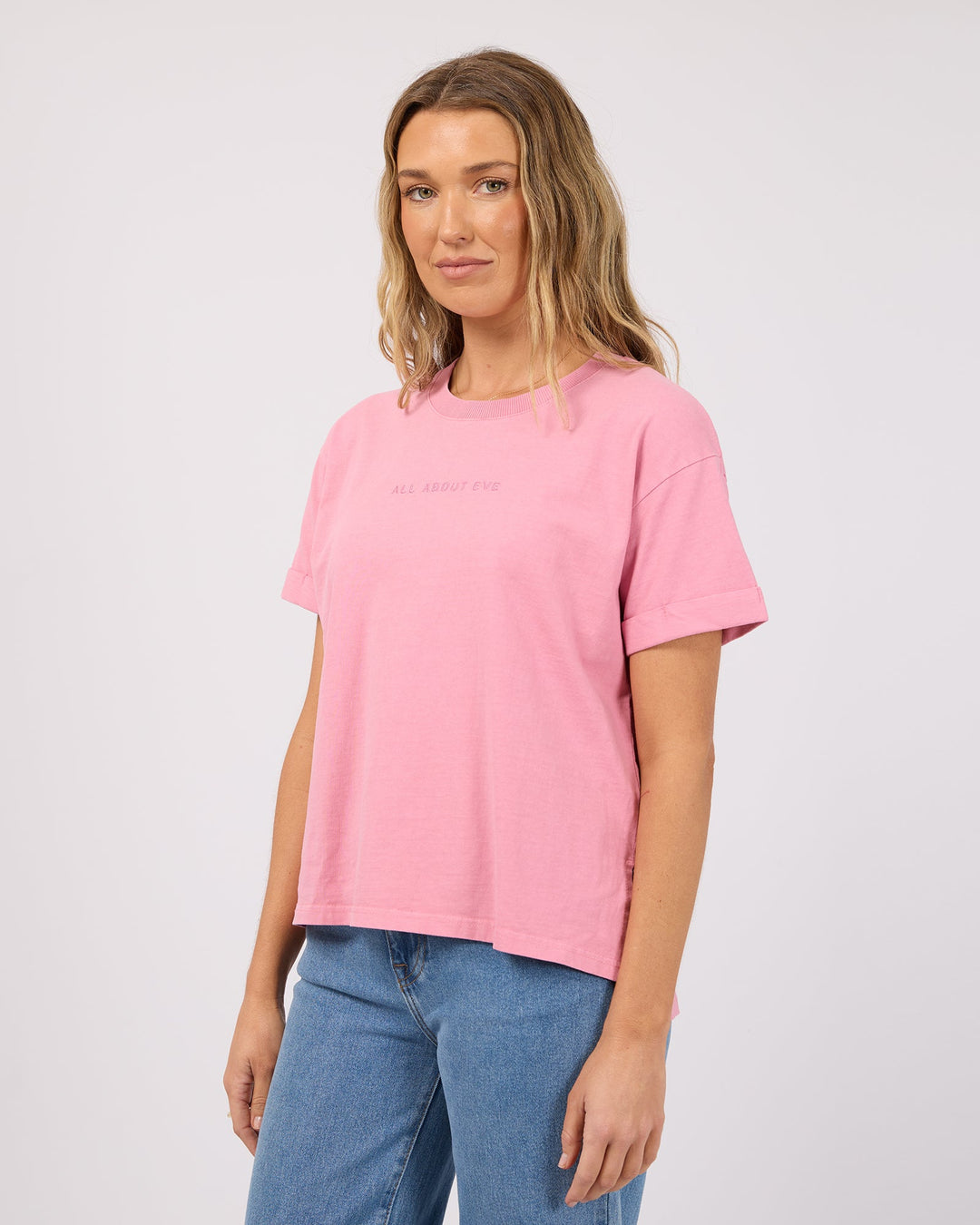 All About Eve AAE Washed Tee - Orchid - view 4