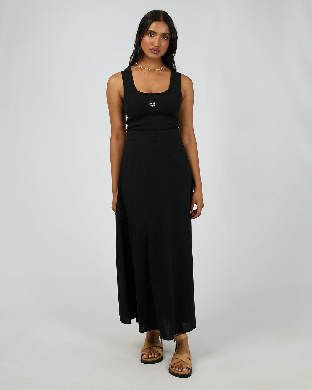 All About Eve Essential Maxi Skirt - Black - view 2