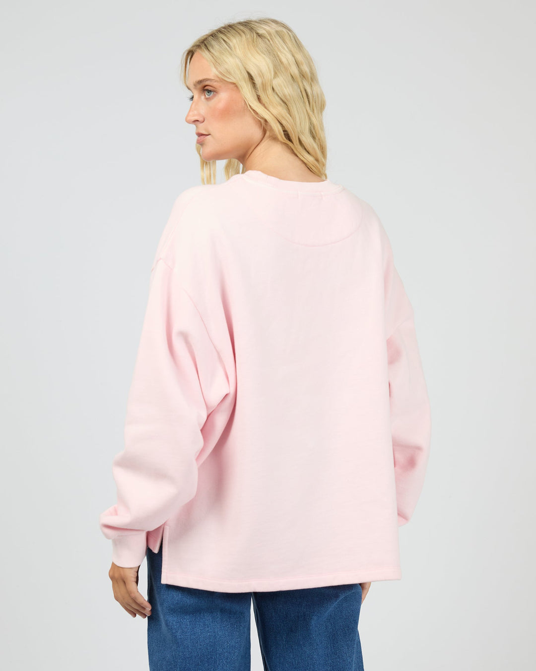 All About Eve AAE Washed Box Crew - Light Pink - view 3