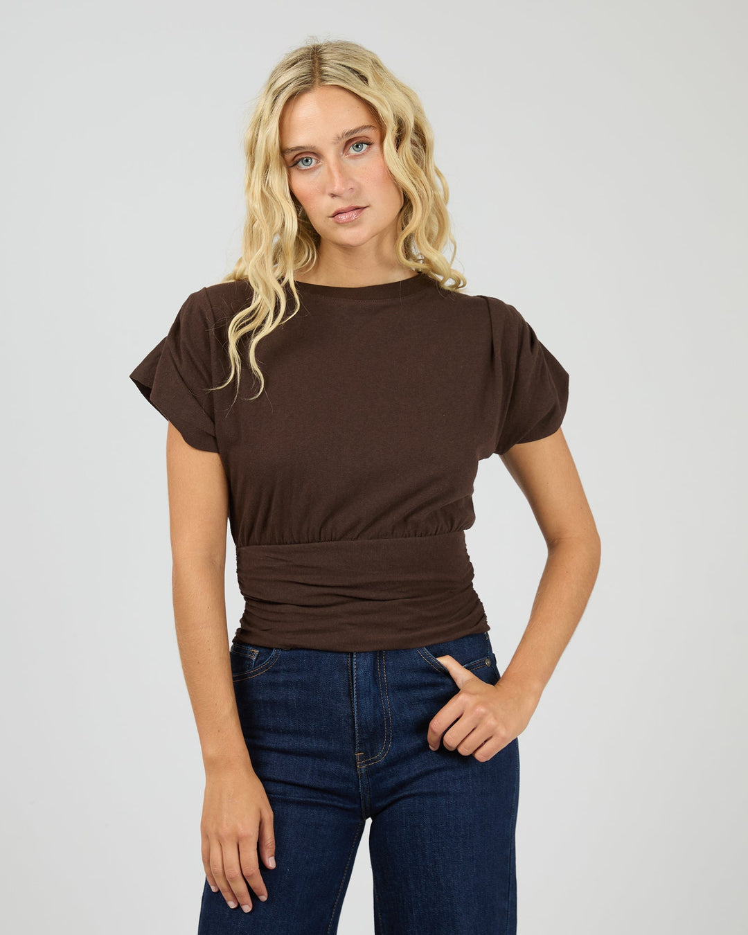 All About Eve Halle Tee - Brown - photo 1 of 6
