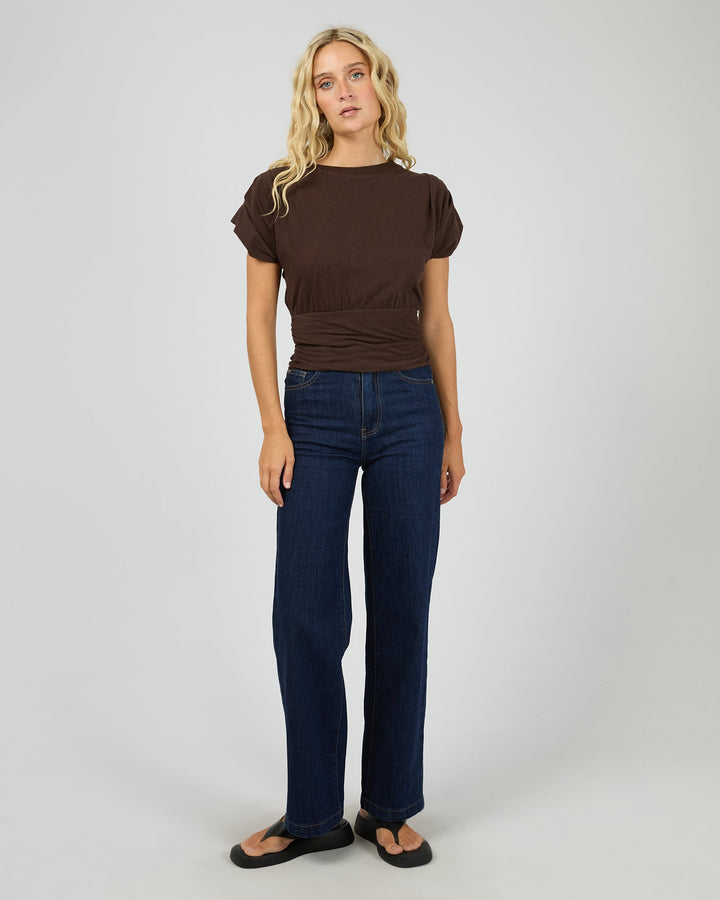 All About Eve Halle Tee - Brown - photo 2 of 6