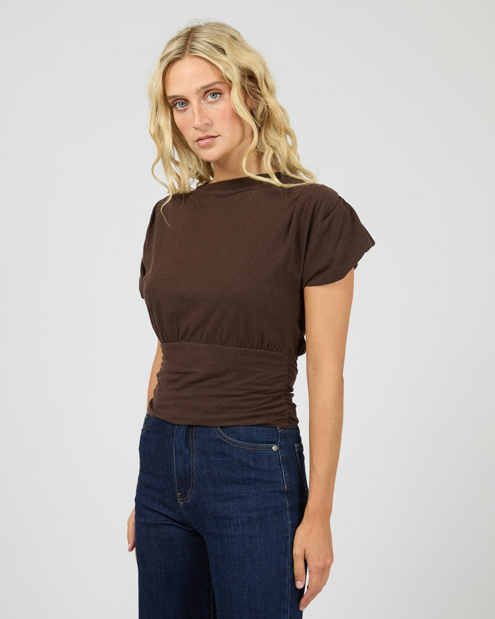 All About Eve Halle Tee - Brown - photo 4 of 6