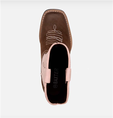 Baxter Boots Youth Western - Light Pink