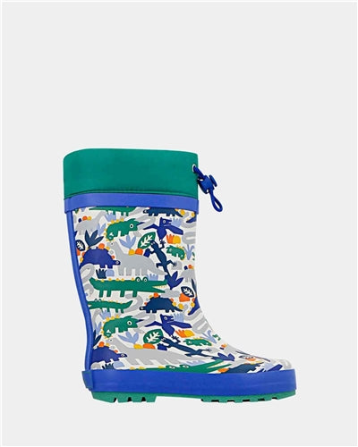 Grosby - Jellies Sprinke Gumboots - Aqua Multi