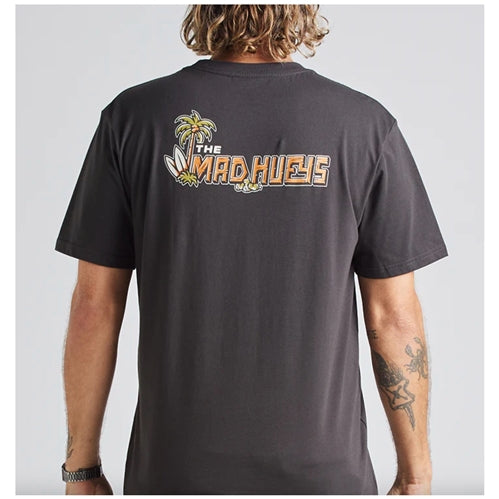 The Mad Hueys Hueys Beach Club | SS Tee - Vintage Black