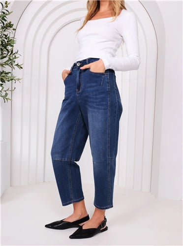 Monaco Jeans - Toni Barrel Jeans - Blue