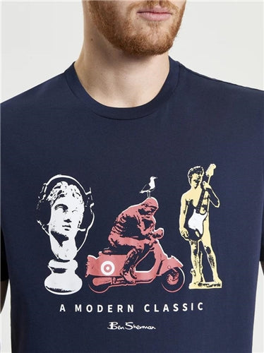 Ben Sherman - Statue Tee - Navy