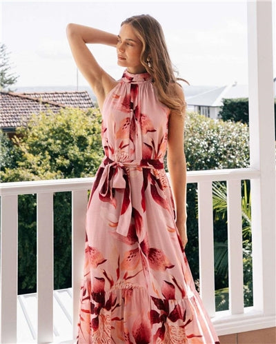 Label Of Love - Blush Lily Halter Dress