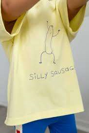 Poss &amp; Soss - Silly Sausage Tee - Lemon