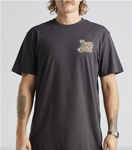 The Mad Hueys Hueys Beach Club | SS Tee - Vintage Black