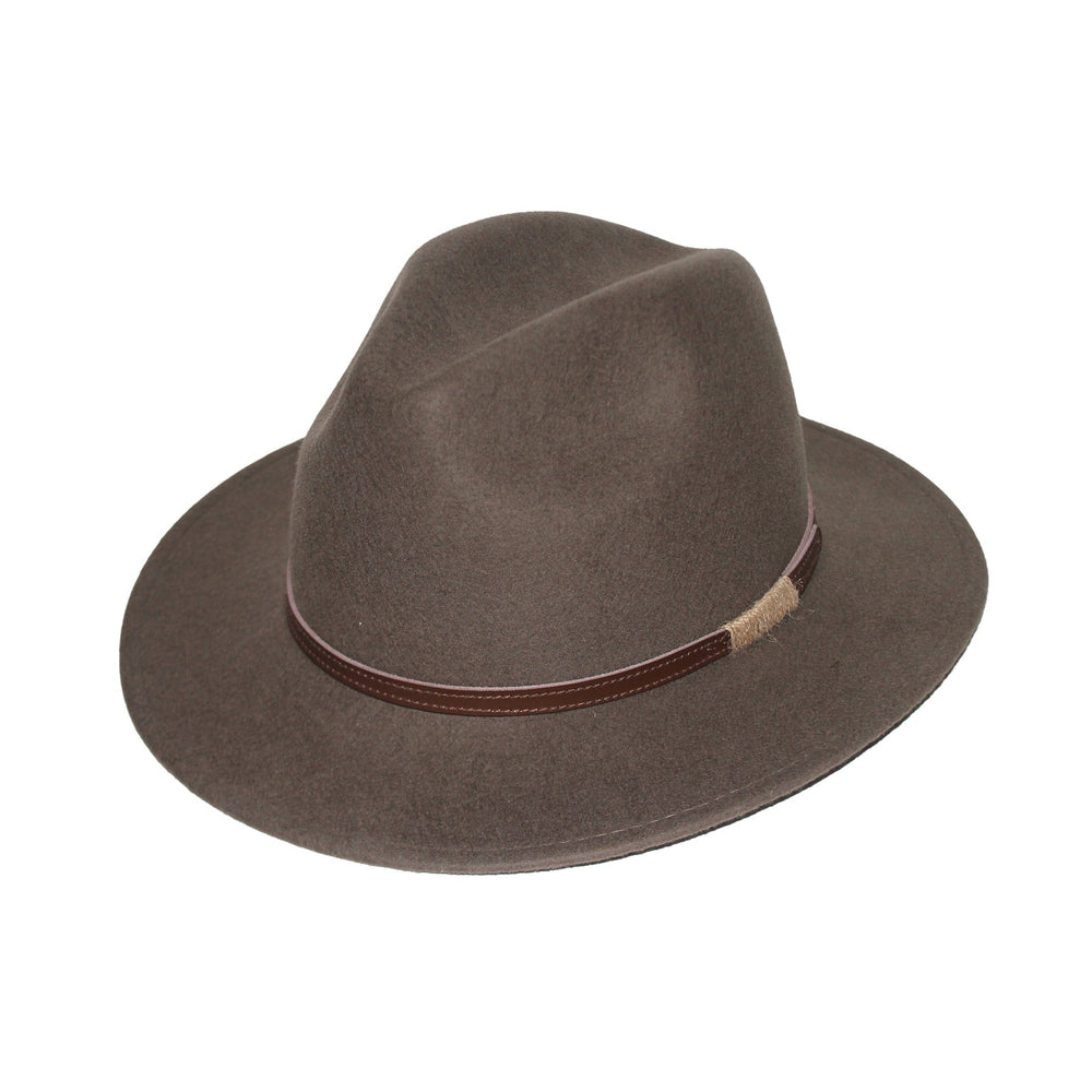Evoke - Paterson Felt Fedora - Burnt Sage