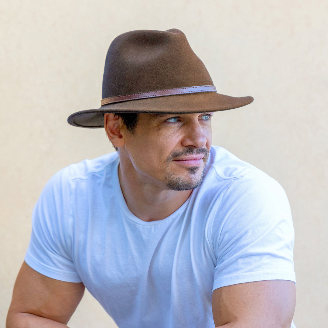 Evoke - Paterson Felt Fedora - Camel