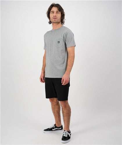 Swanndri Duval V3 Plain Pocket T Shirt - Grey Marle