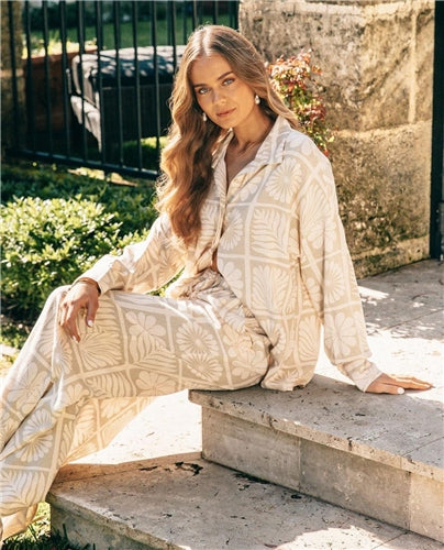 Ebby and I Sunset Chalet Blouse/Shirt
