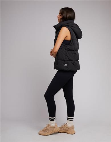 All About Eve Active Remi Luxe Puffer Vest - Black