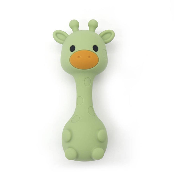 ToysLink Little Mallow Silicone Giraffe Rattle - Pink