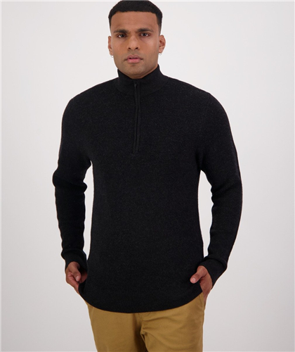 Swanndri - Otahu River Quartz Zip Knit