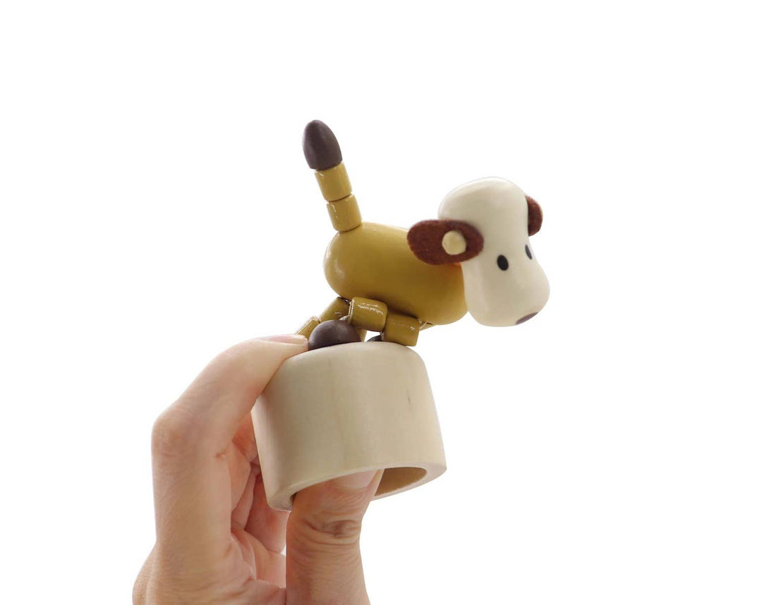 ToysLink Wooden Farm Animal Press Toys