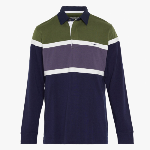 R.M.Williams Tweedale Rugby Blue/Navy/Green