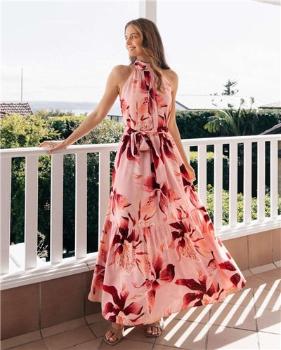 Label Of Love - Blush Lily Halter Dress