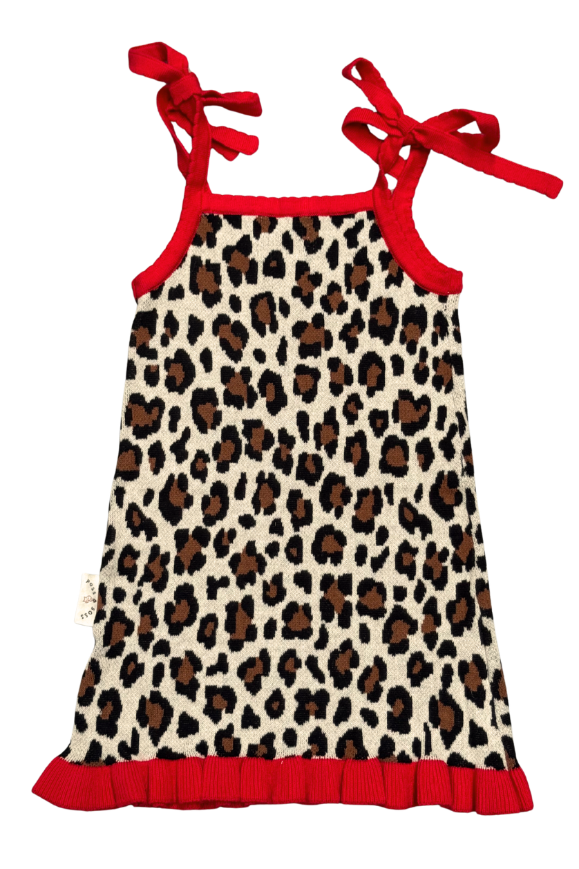 Poss &amp; Soss Florence Tie Dress in Leopard, view 6