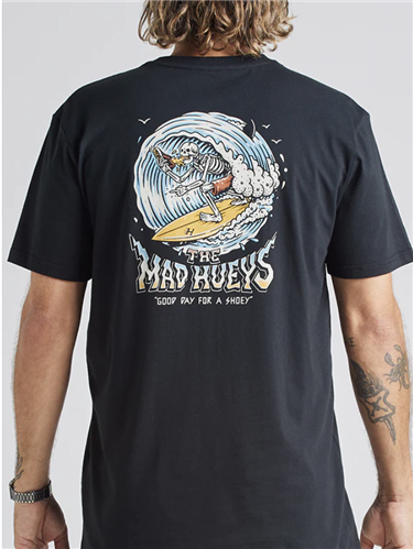The Mad Hueys Surfing Shoey | SS Tee - Black