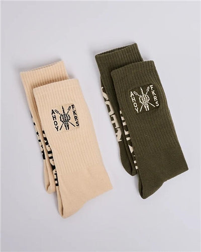 The Mad Hueys Ahoy FKRS Storm | 2 PK Socks - Multi
