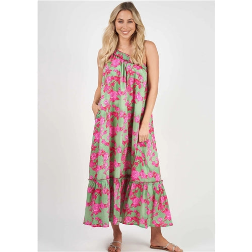 Naudic - Jackie Maxi Seville Print Green