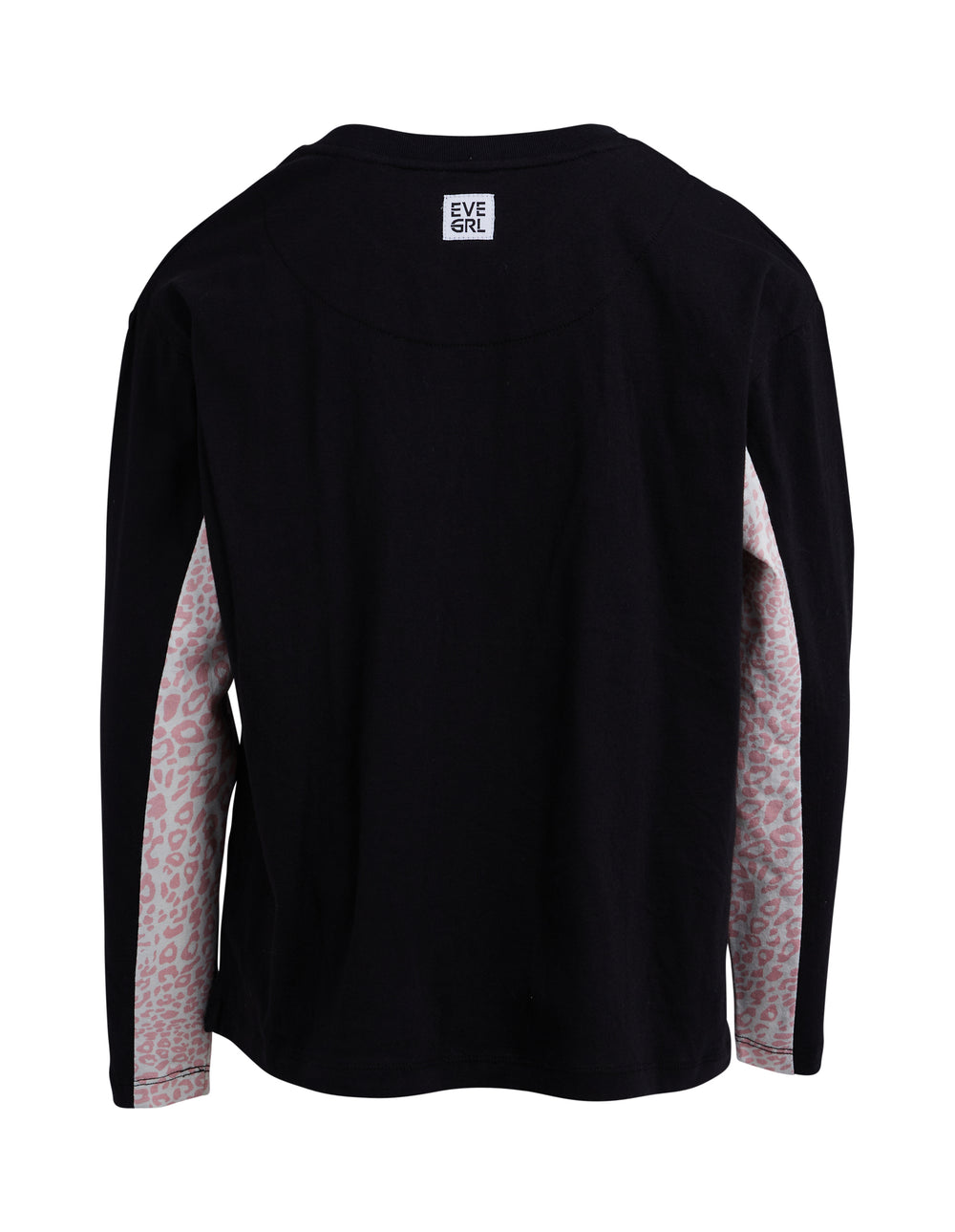 Eve Girl Base Panelled Lslv Tee (Size 8-16) - Black - view 2