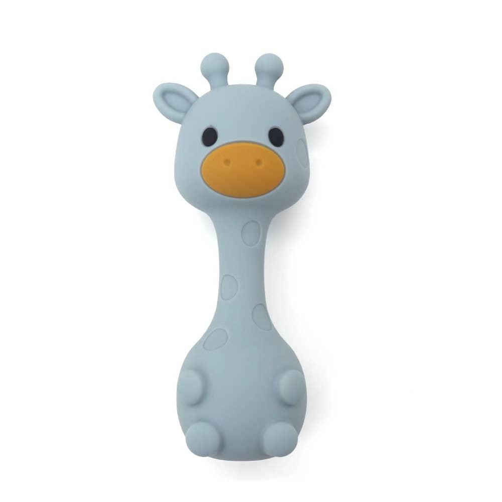 ToysLink Little Mallow Silicone Giraffe Rattle - Pink