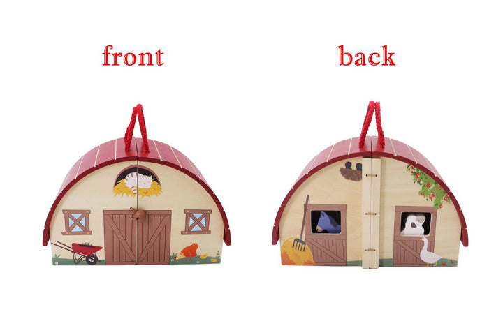 ToysLink Wooden Farm Playset