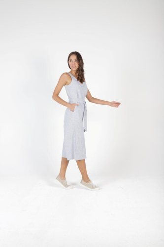 Betty Basics - Joey Jumpsuit - Pinstripe