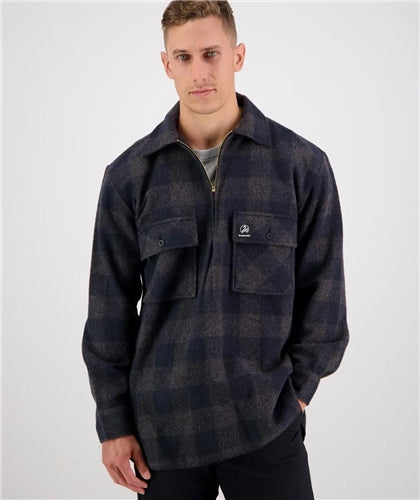 Swanndri Ranger Bush Shirt - Coal Check