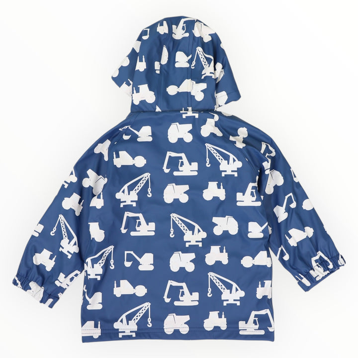 Korango - Colour Change Construction Raincoat - Dark Blue