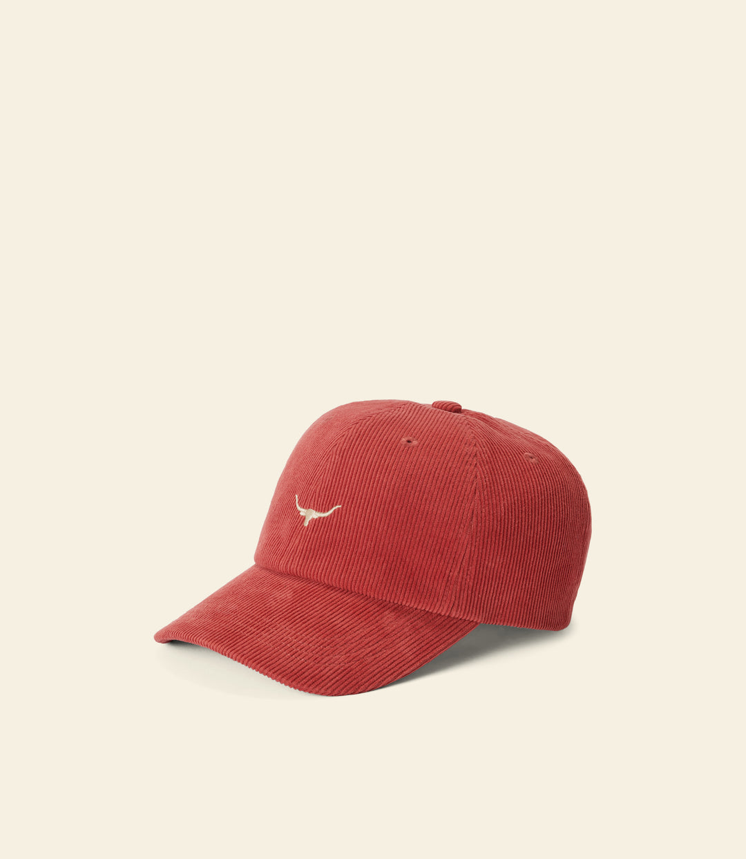 R.M.Williams Mini longhorn cord cap - Brick