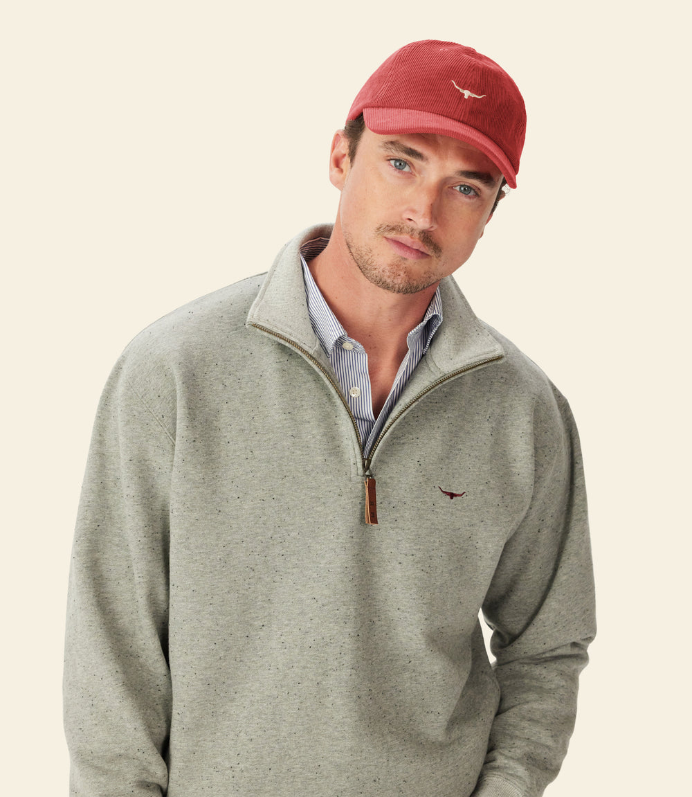 R.M.Williams Mini longhorn cord cap - Brick - view 2