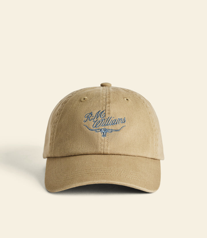 R.M.Williams Script Longhorn cap - Mud - view 4