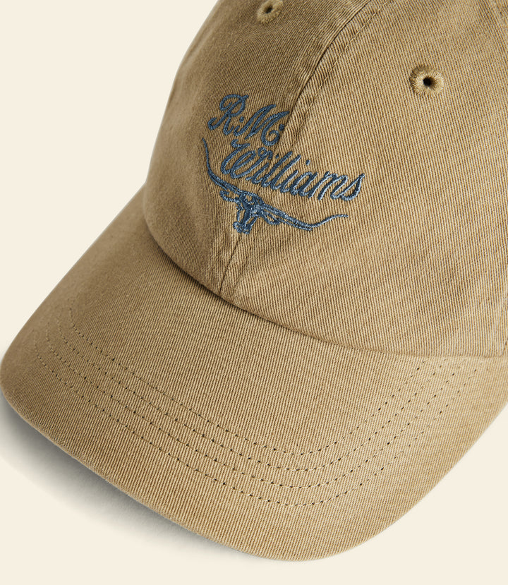 R.M.Williams Script Longhorn cap - Mud - view 5