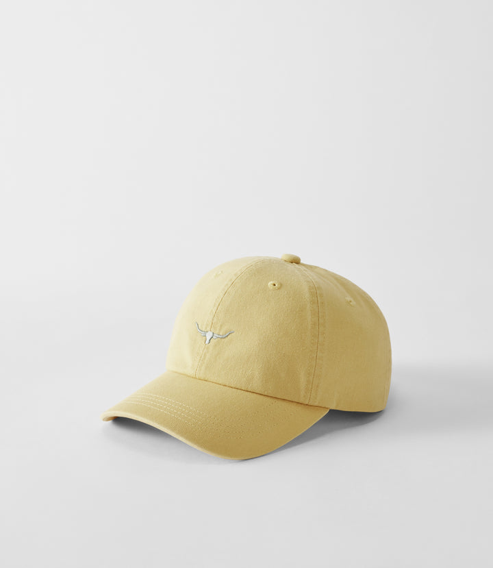 R.M.Williams Mini Longhorn twill cap - Lemon