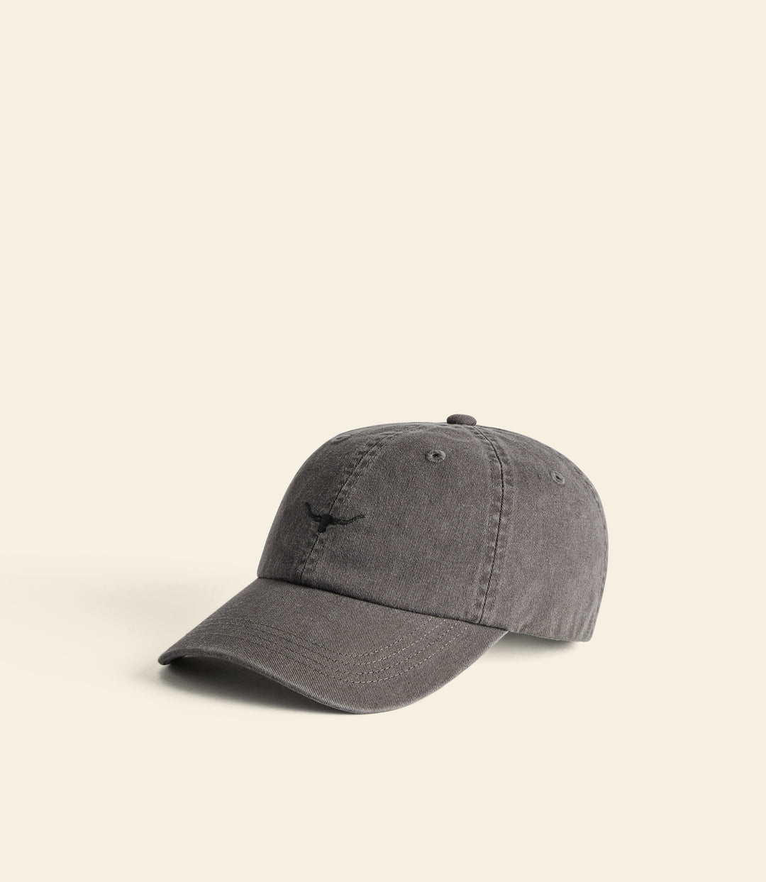 R.M.Williams Mini Longhorn twill cap - Charcoal