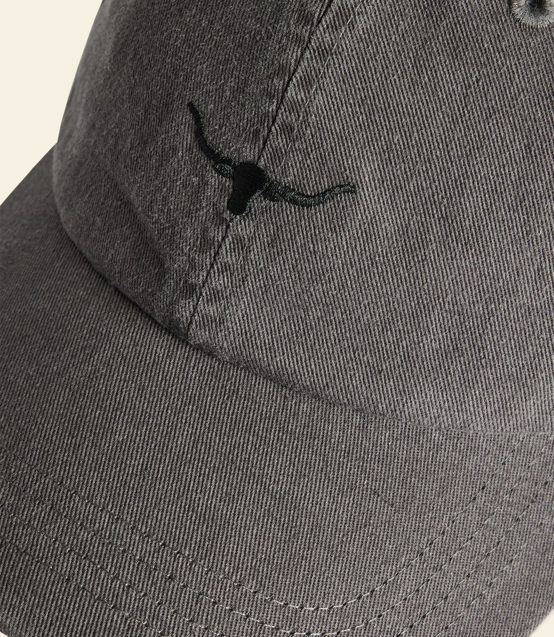 R.M.Williams Mini Longhorn twill cap - Charcoal - view 5