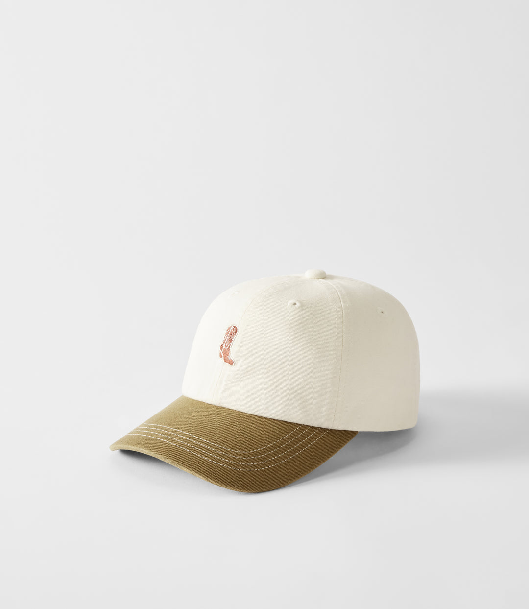 R.M.Williams Rodeo Queen twill cap - Ivory